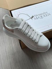 WMN Alexander McQueen White Pink Sneakers Premium Quality With Og Box And All Accesories