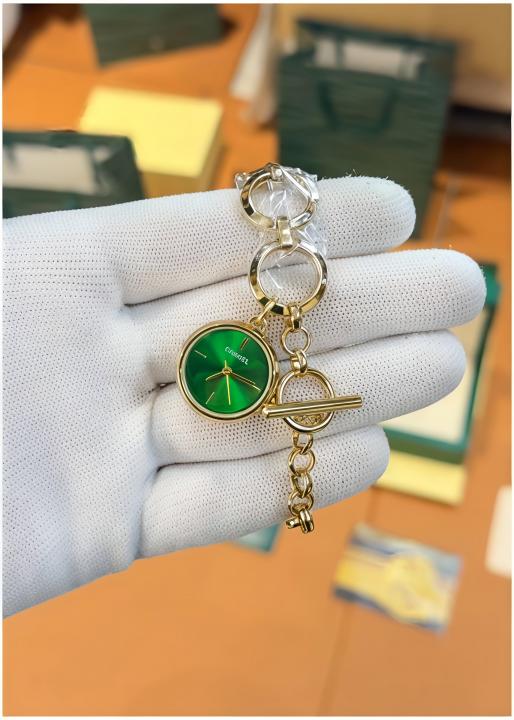 Chanel Tem Gold Green J1386