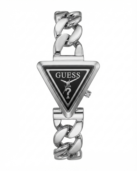 Guess USA Silver Black Dial