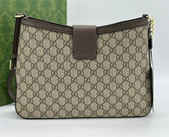 Gucci GG Padlock Medium Shoulder Bag With OG Box & Dust Bag 760688 Khakhi