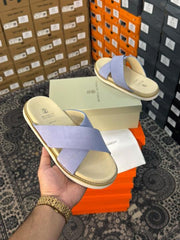 Brunello Cucinelli Suede Crisscross Sandal