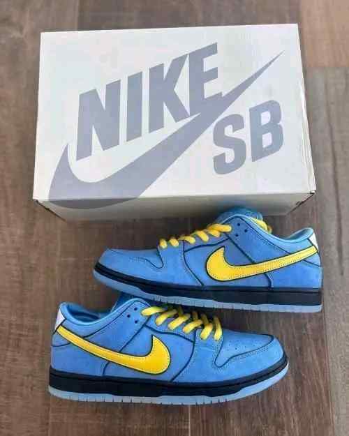 nike powerpuff x sb dunk low bubbles blue