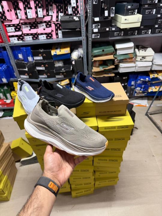 Skechers Style Max Cushioning Slip on Khaki