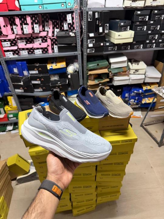 Skechers Style Max Cushioning Slip on Grey
