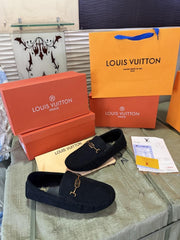 Louis Vuittoonn LV Driver Moccasin Black Loafer 251123