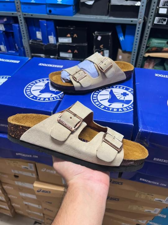 Birkenstock Arizona color Taupe (Grey-Brown)