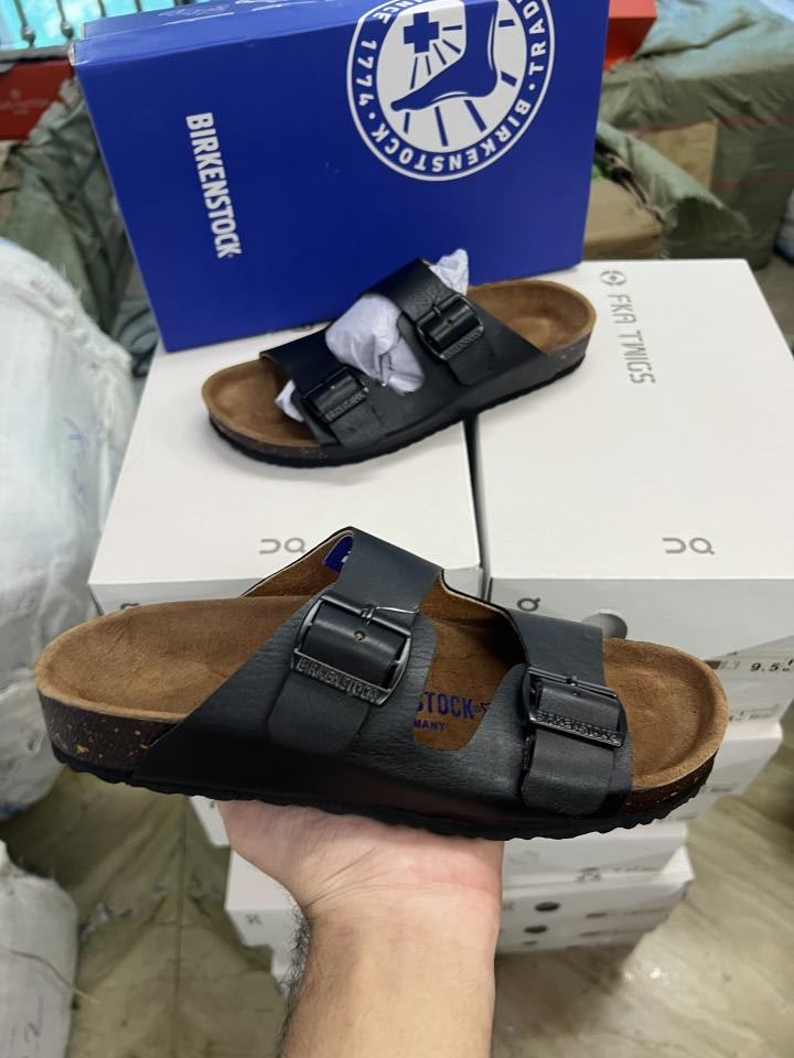 Birkenstock Arizona Black leather softy