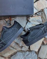 Semi UA Travis Scott X Air Jordan 1 Low OG Black Phantom With Full Kit