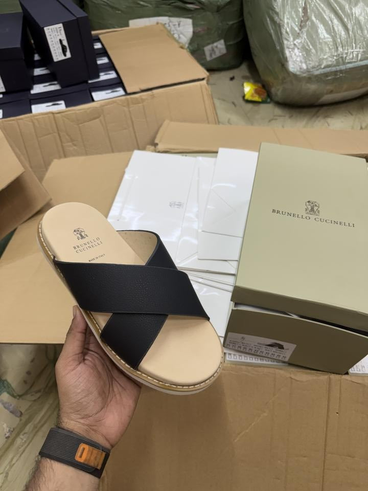 Brunelllo Cucinelli Leather Sandal