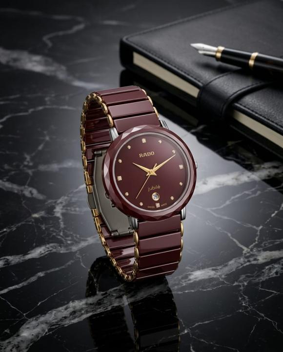 Rado Centrix Jubil cherry single dimond