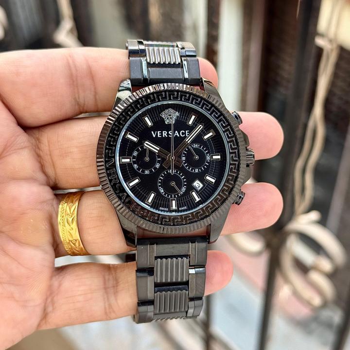 Versace Greca Action Chronograph full black