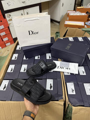 Dior Aqua Oblique Black Sandal Premium