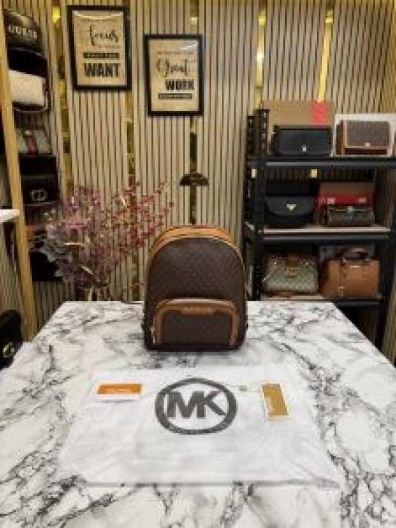 Michael Kors Jaycee Premium Quality Bagpack With Dust Bag Coffee Brown V-22M07