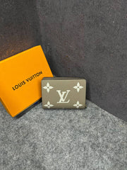 Louis Vuitton Portefeuille Clea Bifold Khakhi Wallet Monogram Empreinte Tourterelle With OG Box Dust Cover & Carry Bag M80152 Khakhi Silk Screen