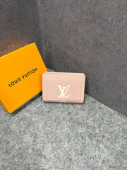 Louis Vuitton Portefeuille Clea Bifold Khakhi Wallet Monogram Empreinte Tourterelle With OG Box Dust Cover & Carry Bag M80152 Khakhi Silk Screen