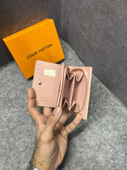 Louis Vuitton Portefeuille Clea Bifold Khakhi Wallet Monogram Empreinte Tourterelle With OG Box Dust Cover & Carry Bag M80152 Khakhi Silk Screen