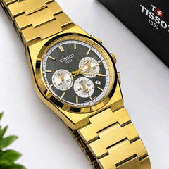 Tissot PRX Chronograph Gold black F174