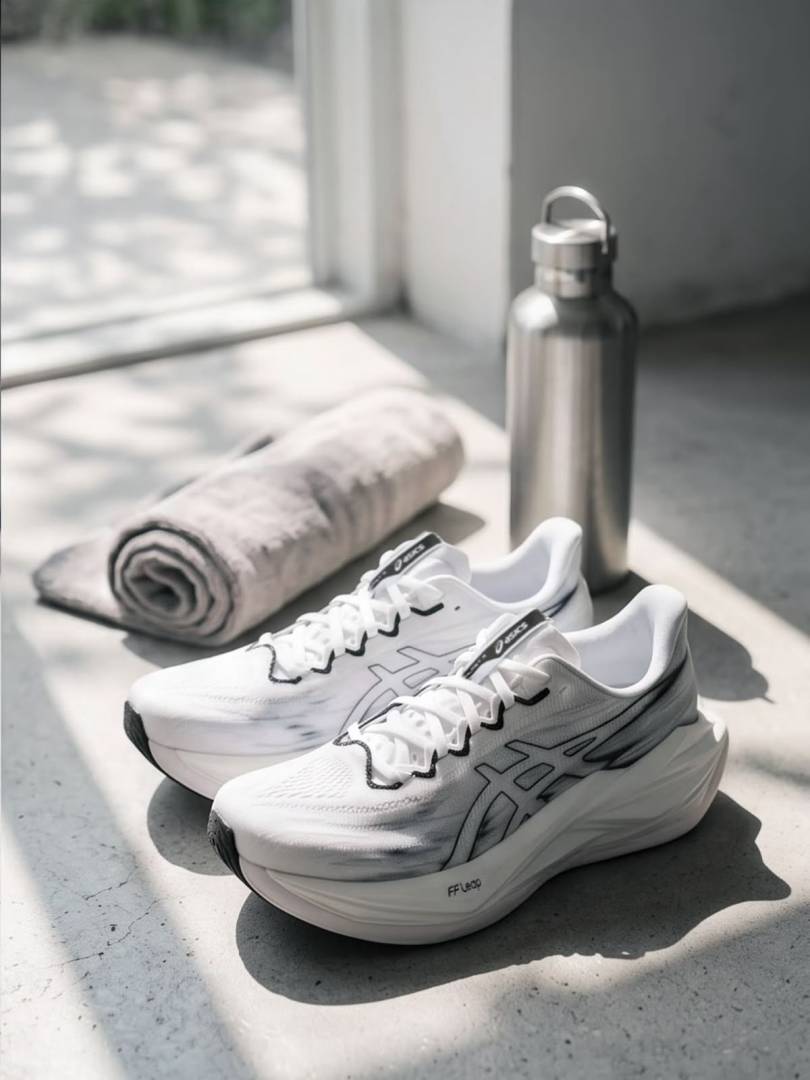 ASICS Superblast 3 white and black