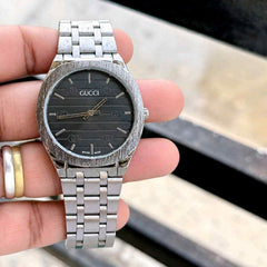 GUCCI 25H slim silver F403
