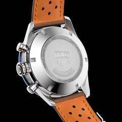 Tag Heuer Carrera Caliber 17 brown and blue