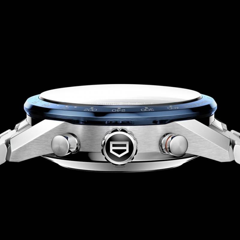 Tag Heuer carrera caliber 17 japan silver blue