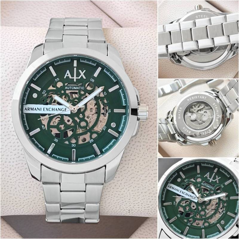 Armani Exchange Ax2418 Hampton Automatic silver green