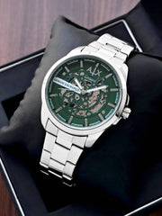 Armani Exchange Ax2418 Hampton Automatic silver green