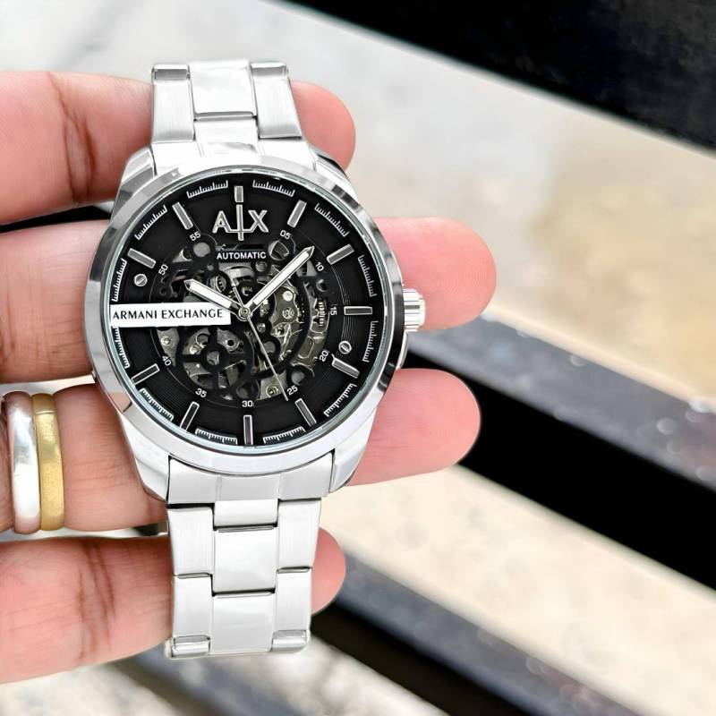 Armani Exchange Ax2418 Hampton Automatic silver Sky Blue
