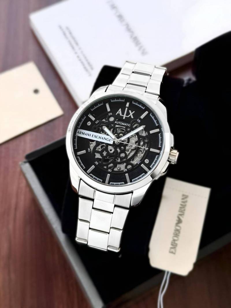 Armani Exchange Ax2418 Hampton Automatic silver Sky Blue