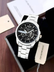 Armani Exchange Ax2418 Hampton Automatic silver Sky Blue