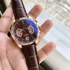 Tag Heuer carrera calibre 17 brown and brown