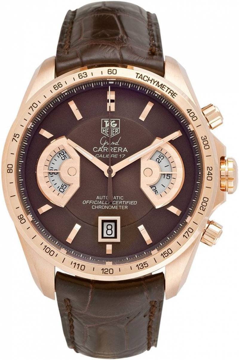 Tag Heuer carrera calibre 17 brown and brown