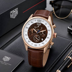 TAG Heuer Carrera Mikrograph 1100th of a Second brown