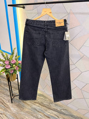 Balenciaga Imported Quality Buggy Fit Black Jeans Store Article