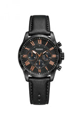 FOSSIL GRANT BLACK ROSE F406