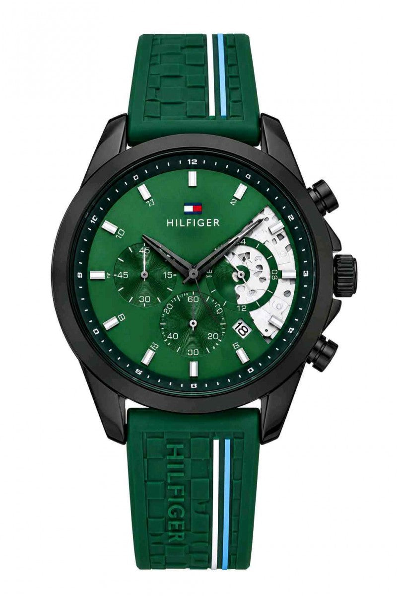 Tommy Hilfiger Casual Green Chronograph Premium AAA F405