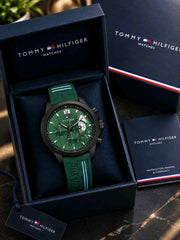 Tommy Hilfiger Casual Green Chronograph Premium AAA F405