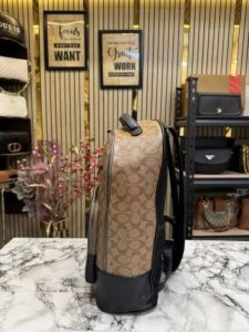 COACH ETHAN PREMIUM BAGPACK WITH DUST BAG PREMIUM QUALITY (APRICOT)
