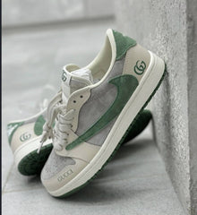 NIKE AIR JORDAN 1 X TRAVIS SCOTT GUCHI GREEN BEIGE