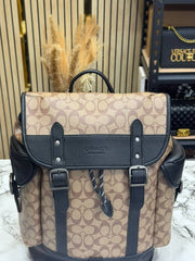 COACH HITCH BACKPACK IN SIGNATURE CANVAS WITH TAG AND DUST BAG AHPRICOT (2722)
