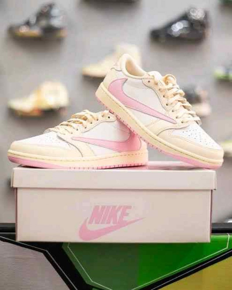 Travis Scott x Nike Air jordan 1 low OG Tropical pinksemi ua