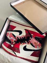 NIKE AIR JORDAN RETRO 1 HIG SPIDERVERSE SPIDERMAN VERSION SEMI UA