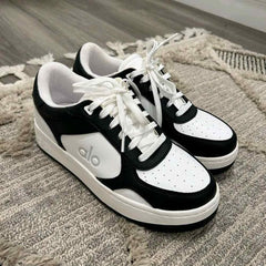ALO YOGA RECOVERY BLACK WHITE