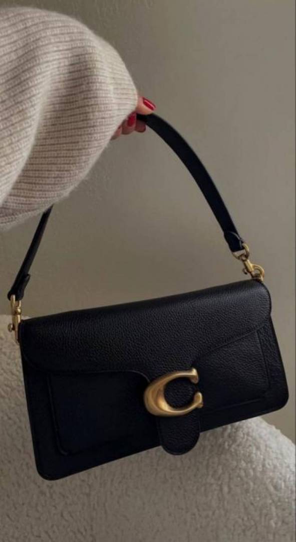 Coach Tabby 26 Black With OG Box & Dust Bag Black