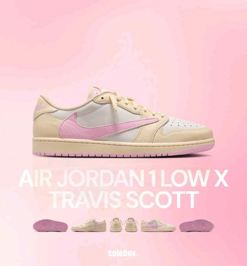 Travis Scott X Air Jordan 1 Low OG Shy Pink Semi Ua 760