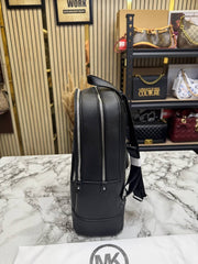Michael Kors Black Leather Backpack with OG Dust Bag 16111