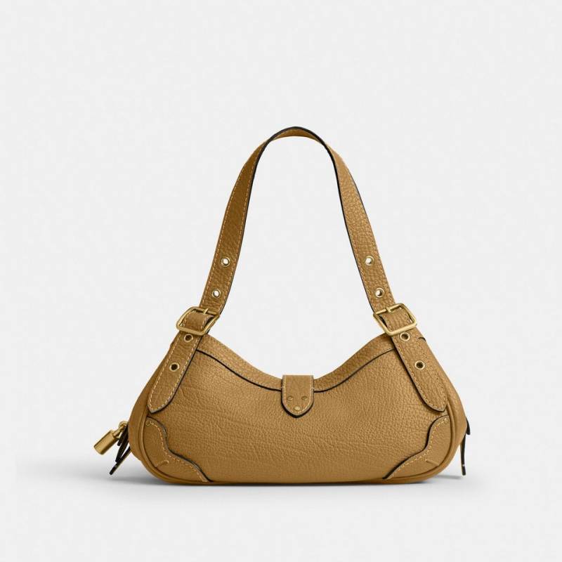 Coach Drifter Shoulder Bag 31 Apricot With OG Box Dust Cover CFM45 Apricot