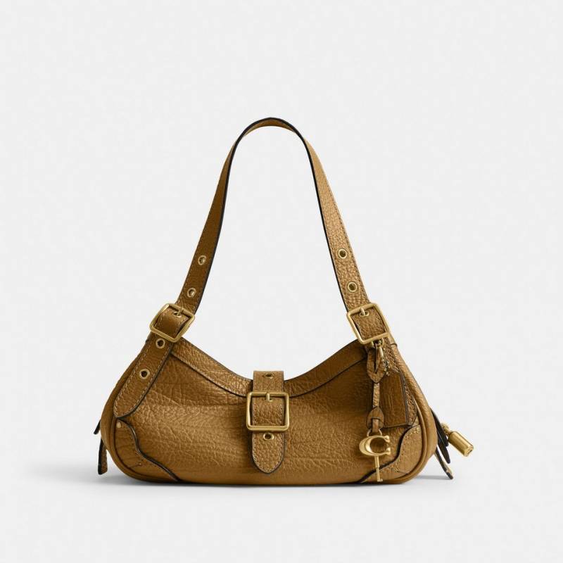 Coach Drifter Shoulder Bag 31 Apricot With OG Box Dust Cover CFM45 Apricot