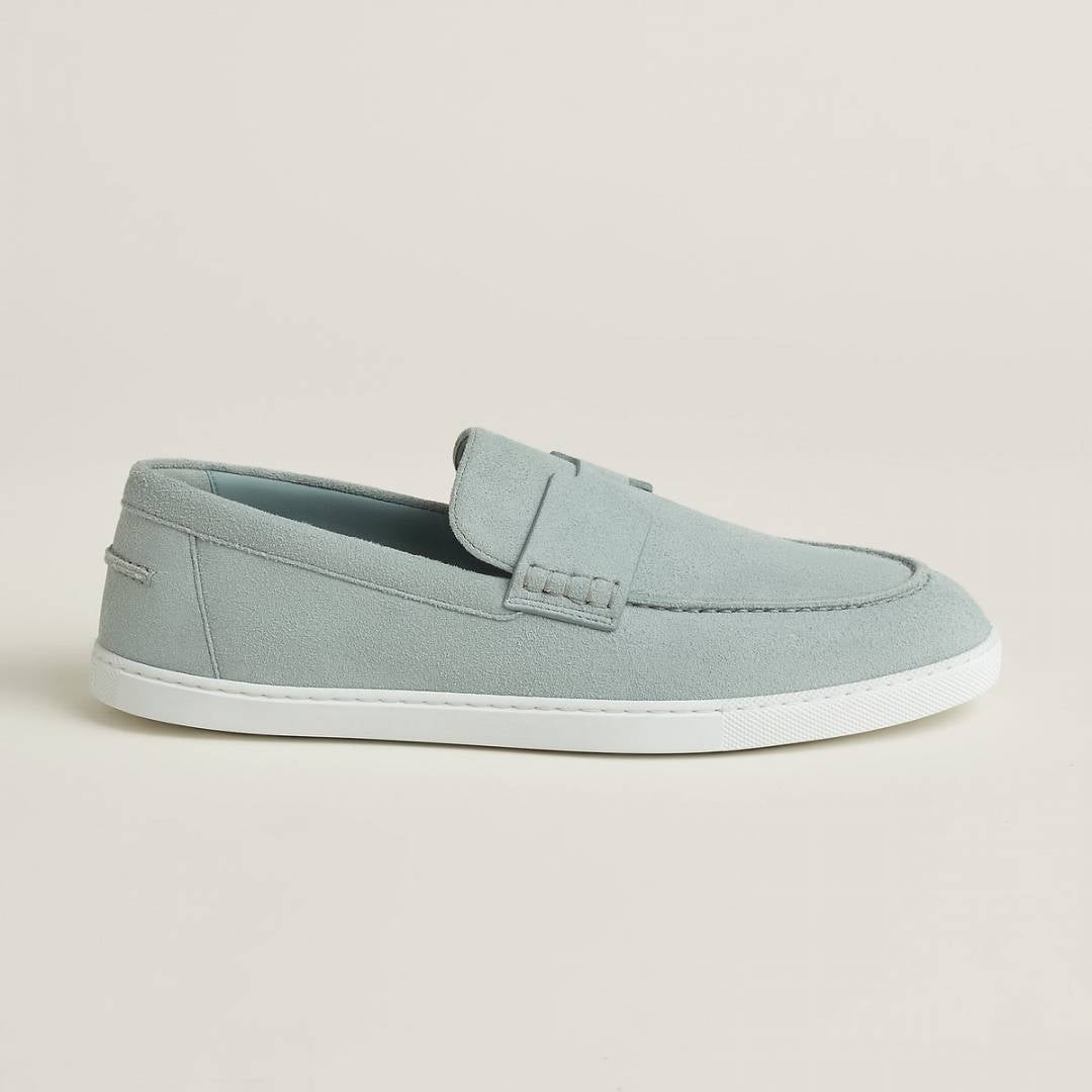 Hermes Job Loafers Noir Blue Fixed 2643