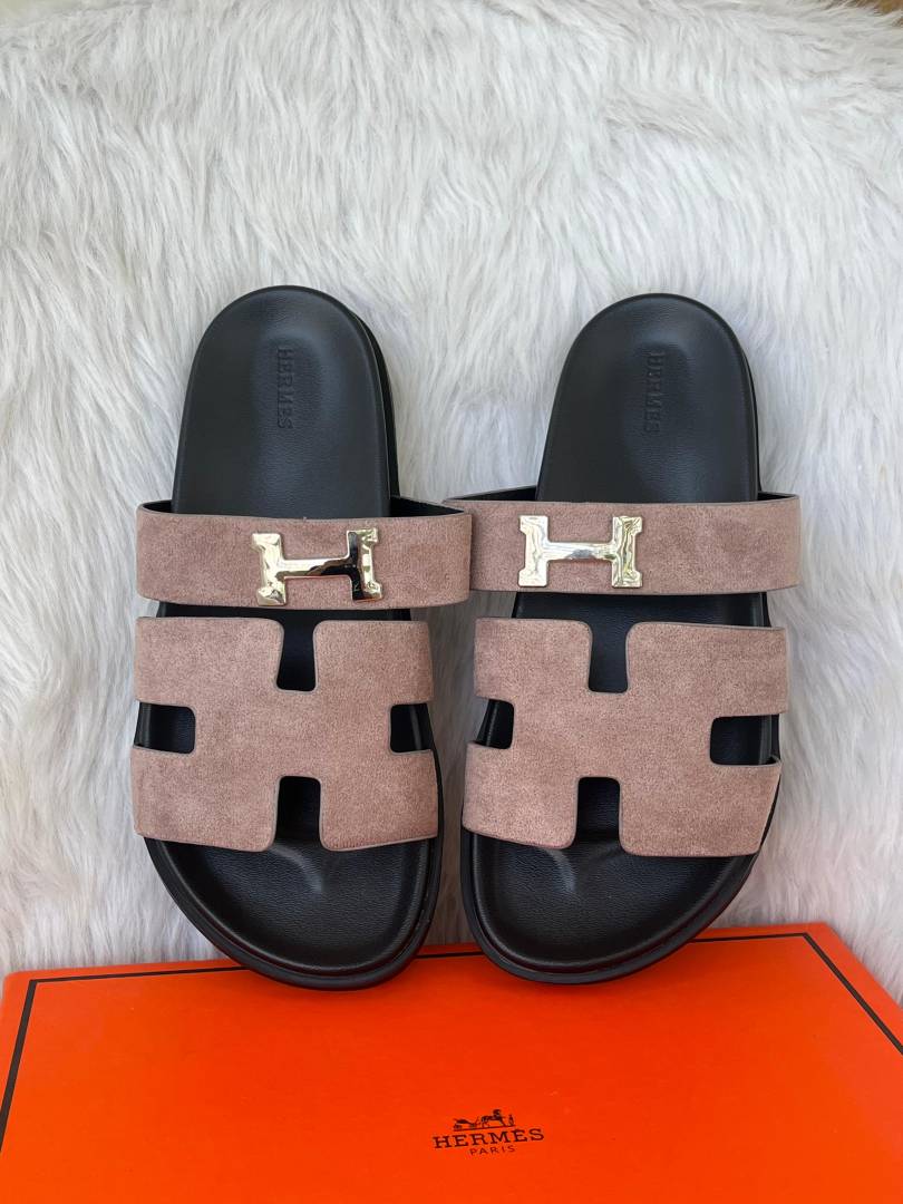 On Sale Hermes Chypre Flat Sandal For Women With Original Box